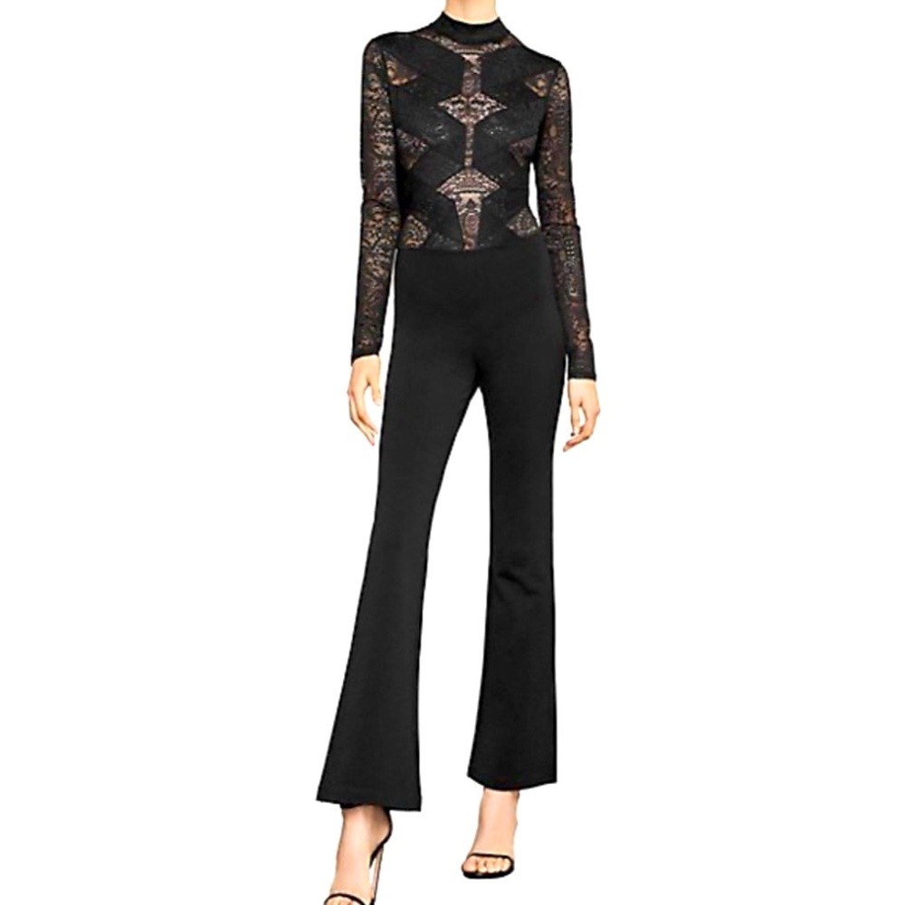 BCBGMAXAZRIA
Elshane Lace Trim Jumpsuit